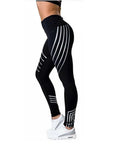 Kaminsky New Woman Fitness Leggings: High Elastic Shine Workout Pants