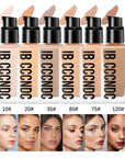 Makeup Liquid Bb Cream Full Coverage Foundation for Light Dark Skin Tone Invisible Pore Freckle Concealer