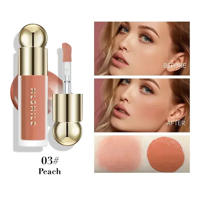 Multipurpose Liquid Blush Creamy Eye Lip Makeup Waterproof Blusher