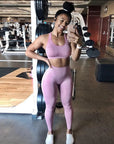 High Waist Seamless Fitness Leggings for Women: Essential Sportswear