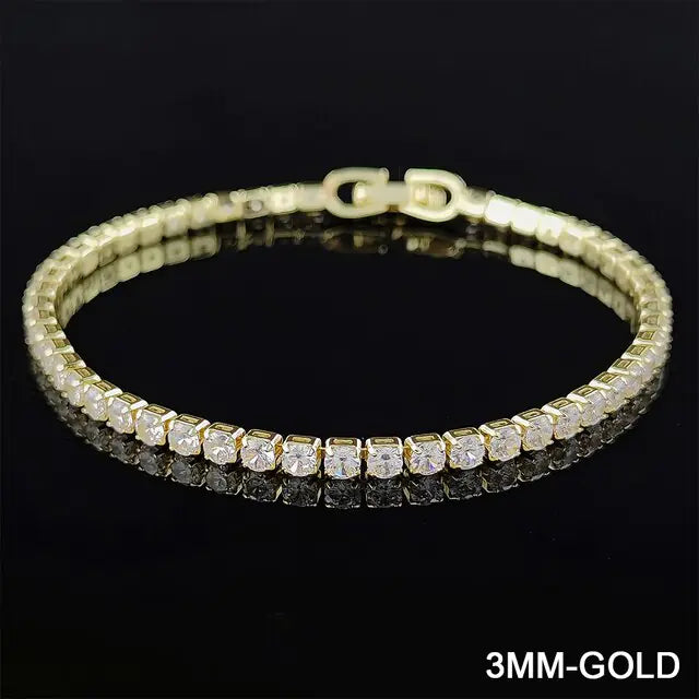 Tennis Bracelet Bangle for Women Wedding Fashion Jewelry Party Gift