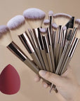 1/20pcs Professional Makeup Brushes Set Super Soft Detail Blush Highlighter Foundation Concealer Eyeshadow Beauty Tool