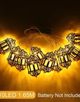 Eid Mubarak Moon Star Led String Light