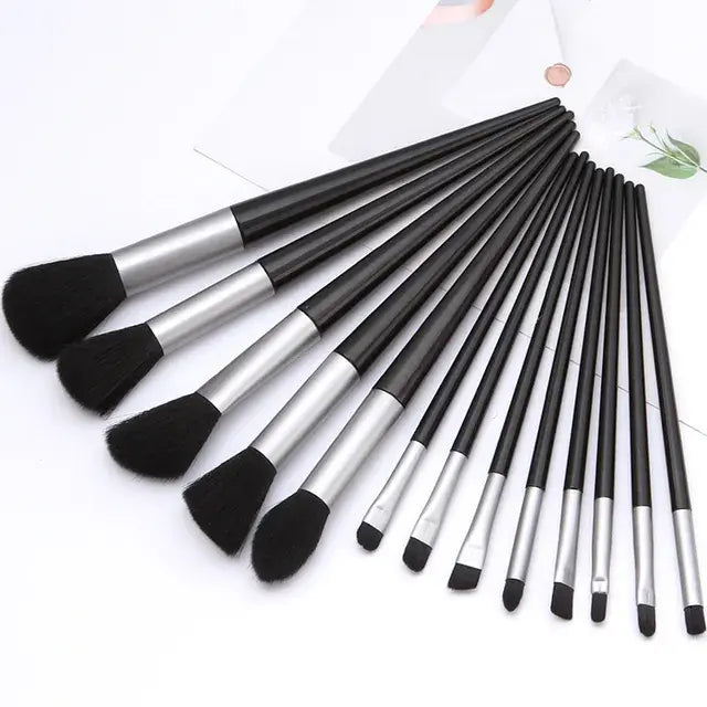 13 Pieces Soft Fluffy Makeup Brushes Set For Foundation Blush Powder Eyeshadow Kabuki Beauty Tool