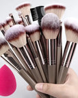 1/20pcs Professional Makeup Brushes Set Super Soft Detail Blush Highlighter Foundation Concealer Eyeshadow Beauty Tool