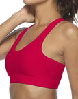 Women's Sports Bra with Phone Pocket: Wireless Fitness Top