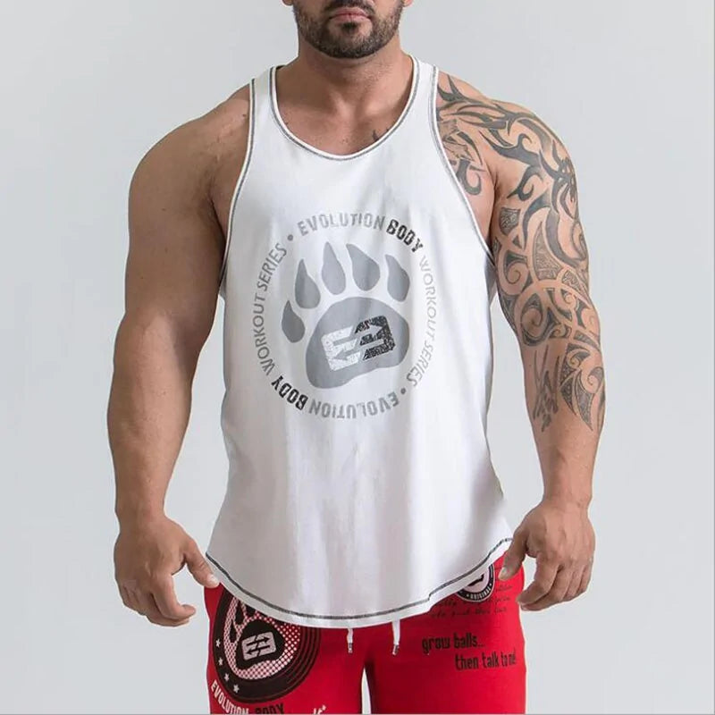 2024 Men&#39;s Bodybuilding Stringer Tank Tops: Fitness Singlets