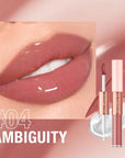 O.TWO.O Double Head Matte Lipstick 24hr Non-Stick Cup Lip Gloss Tint Plumper Long Lasting Waterproof Lipstick Makeup