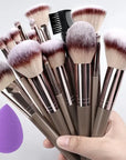 1/20pcs Professional Makeup Brushes Set Super Soft Detail Blush Highlighter Foundation Concealer Eyeshadow Beauty Tool