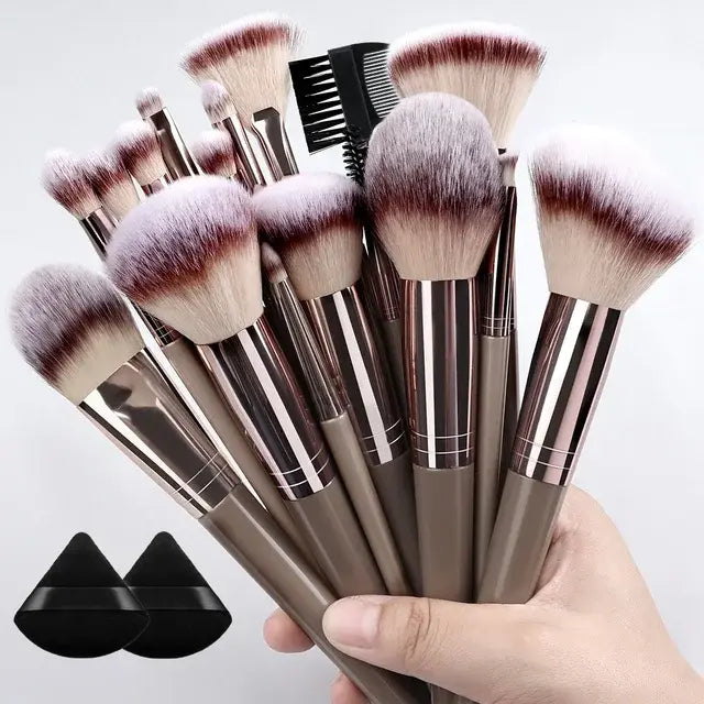 1/20pcs Professional Makeup Brushes Set Super Soft Detail Blush Highlighter Foundation Concealer Eyeshadow Beauty Tool