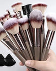 1/20pcs Professional Makeup Brushes Set Super Soft Detail Blush Highlighter Foundation Concealer Eyeshadow Beauty Tool