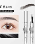 2 Point Wild Eyebrow Pencil Long Lasting Easy to Hold Eyebrow Tattoo Waterproof Fine Liquid Silkworm Korean Makeup