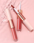 O.TWO.O Double Head Matte Lipstick 24hr Non-Stick Cup Lip Gloss Tint Plumper Long Lasting Waterproof Lipstick Makeup