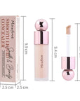 High Coverage Nude Matte Liquid Concealer Moisturizing Oil Control Long Lasting No Smudges