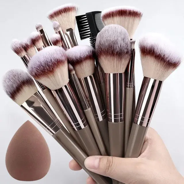 1/20pcs Professional Makeup Brushes Set Super Soft Detail Blush Highlighter Foundation Concealer Eyeshadow Beauty Tool