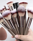 1/20pcs Professional Makeup Brushes Set Super Soft Detail Blush Highlighter Foundation Concealer Eyeshadow Beauty Tool