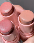 Soft blush stick, natural, saturated, long-lasting, waterproof, brightens skin tone, expanding color