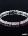 Tennis Bracelet Bangle for Women Wedding Fashion Jewelry Party Gift