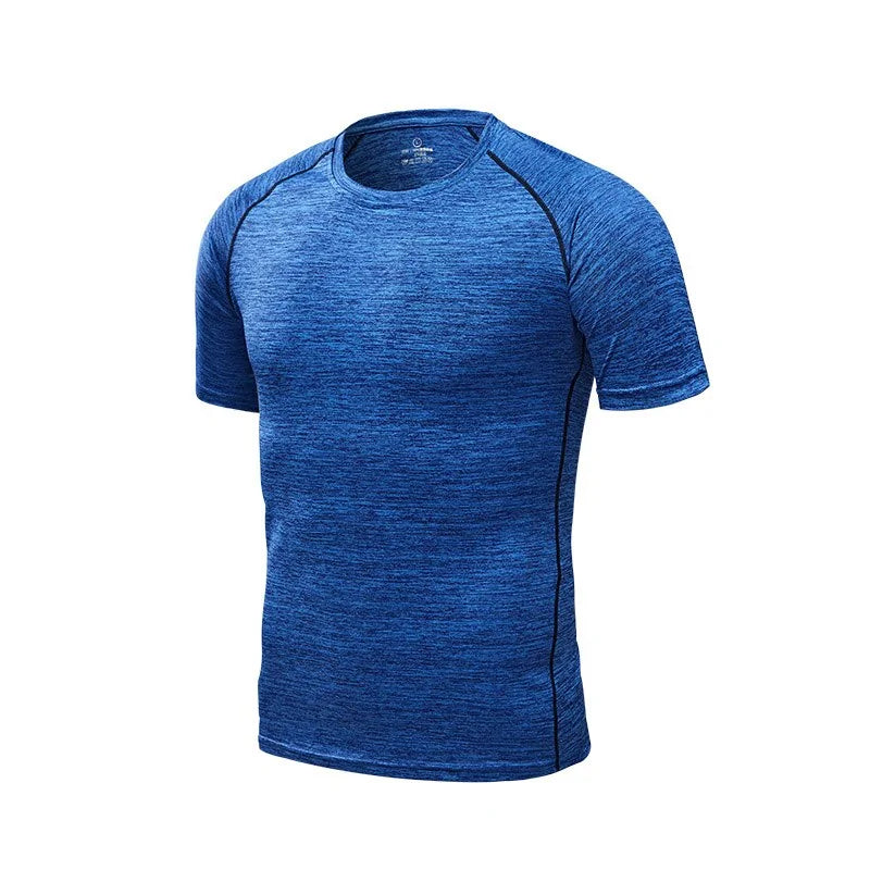 Men&#39;s Quick Dry Compression Running T-Shirts: Fitness &amp; Soccer Sportswear