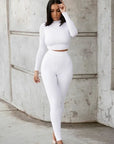 Women Sport Fitness 2 Two Piece Set Tracksuit