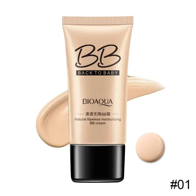 BIOAQUA Face Liquid Foundation Makeup Concealer Waterproof Brighten Whitening Long Lasting BB Cream Cosmetics