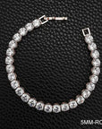 Tennis Bracelet Bangle for Women Wedding Fashion Jewelry Party Gift