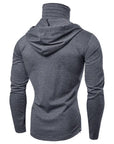 Men's Sports Running Fitness Hoodie with Mask: Casual Comfort with Style