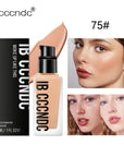 Makeup Liquid Bb Cream Full Coverage Foundation for Light Dark Skin Tone Invisible Pore Freckle Concealer