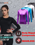 FitFlex Womens Fitness Compression Full Sleeve Top