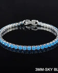 Tennis Bracelet Bangle for Women Wedding Fashion Jewelry Party Gift