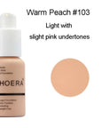 PHOERA 30ML Face Liquid Foundation Long Lasting Waterproof Concealer Liquid Makeup Matte Base Makeup Cosmetics