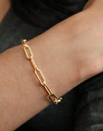 Women's Stainless Steel Curb Cuban Link Bracelet by Davieslee Jewelry