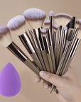 1/20pcs Professional Makeup Brushes Set Super Soft Detail Blush Highlighter Foundation Concealer Eyeshadow Beauty Tool