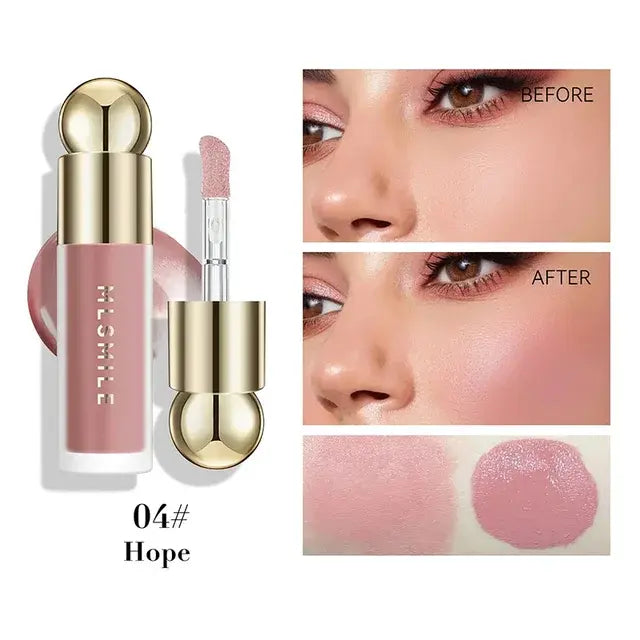 Multipurpose Liquid Blush Creamy Eye Lip Makeup Waterproof Blusher