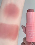 Soft blush stick, natural, saturated, long-lasting, waterproof, brightens skin tone, expanding color