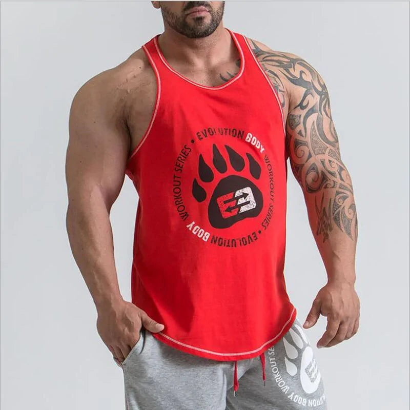 2024 Men&#39;s Bodybuilding Stringer Tank Tops: Fitness Singlets