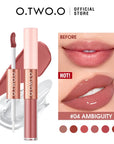 O.TWO.O Double Head Matte Lipstick 24hr Non-Stick Cup Lip Gloss Tint Plumper Long Lasting Waterproof Lipstick Makeup