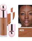 High Coverage Nude Matte Liquid Concealer Moisturizing Oil Control Long Lasting No Smudges