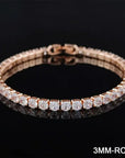 Tennis Bracelet Bangle for Women Wedding Fashion Jewelry Party Gift