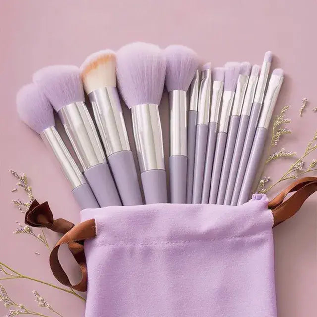 13 Pieces Soft Fluffy Makeup Brushes Set For Foundation Blush Powder Eyeshadow Kabuki Beauty Tool