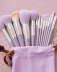 13 Pieces Soft Fluffy Makeup Brushes Set For Foundation Blush Powder Eyeshadow Kabuki Beauty Tool