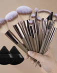 1/20pcs Professional Makeup Brushes Set Super Soft Detail Blush Highlighter Foundation Concealer Eyeshadow Beauty Tool