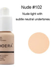 PHOERA 30ML Face Liquid Foundation Long Lasting Waterproof Concealer Liquid Makeup Matte Base Makeup Cosmetics