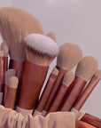 13 Pieces Soft Fluffy Makeup Brushes Set For Foundation Blush Powder Eyeshadow Kabuki Beauty Tool