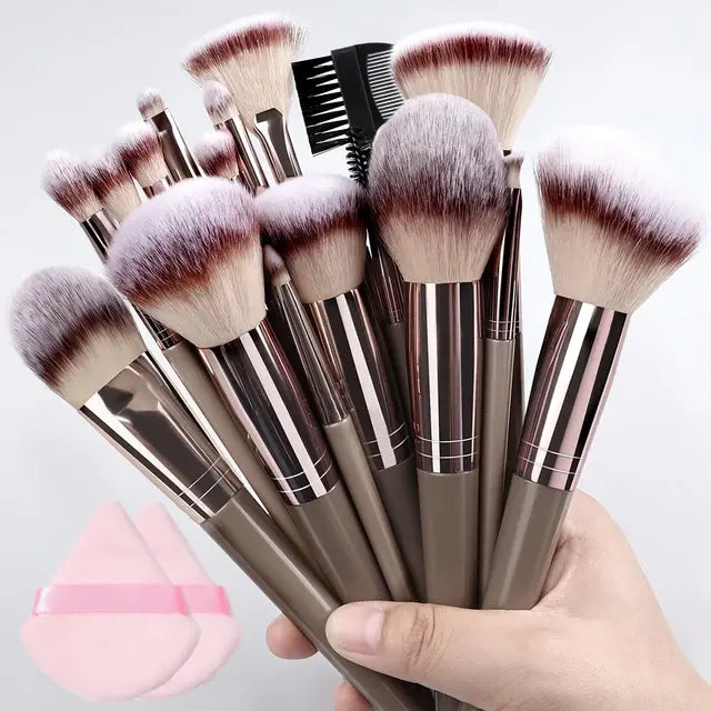 1/20pcs Professional Makeup Brushes Set Super Soft Detail Blush Highlighter Foundation Concealer Eyeshadow Beauty Tool