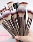 1/20pcs Professional Makeup Brushes Set Super Soft Detail Blush Highlighter Foundation Concealer Eyeshadow Beauty Tool