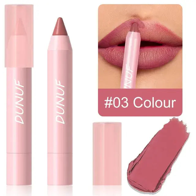 Nude Brown Lip Liner Pen 18 Color Red Contour Tint Waterproof Labial Makeup Matte Lipstick Crayon Pencil Lip Contour Cosmetic