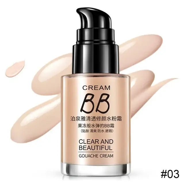 BIOAQUA Face Liquid Foundation Makeup Concealer Waterproof Brighten Whitening Long Lasting BB Cream Cosmetics