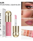 Multipurpose Liquid Blush Creamy Eye Lip Makeup Waterproof Blusher