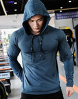 Mens Fitness Tracksuit Running Sport Hoodie